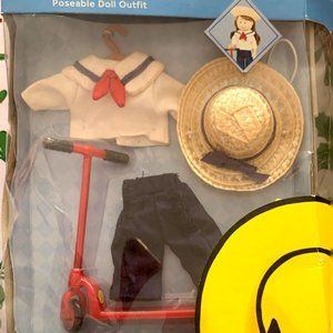 Madeline 8" Poseable Doll Scooter Outfit New in Box 2002 Learning Curve 84224